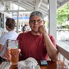 After the swim, a nice lunch with beverages
